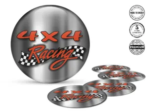 Badges roues style drift dôme luxe pour véhicules